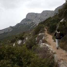 Chemin en balcon vers Baudino
